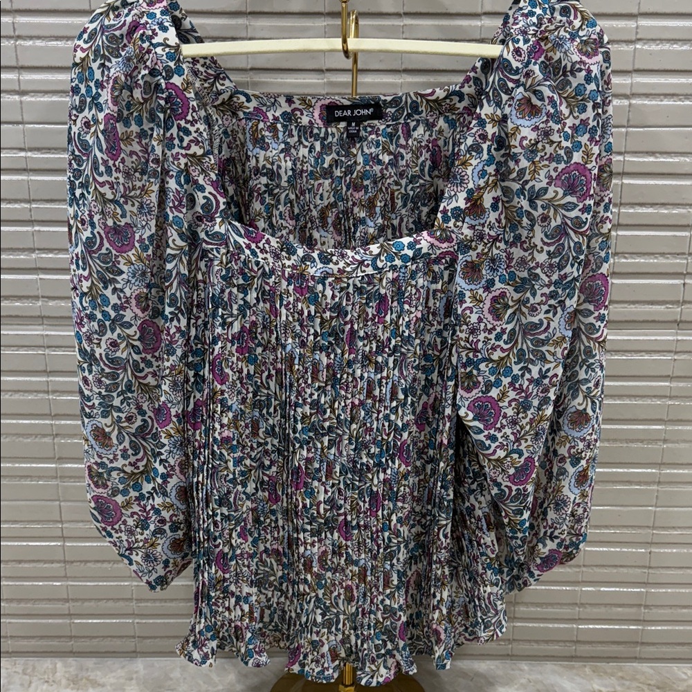 Dear John Multicolor Floral Blouse